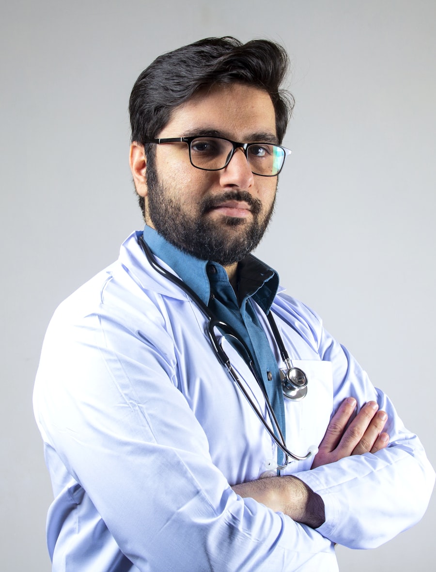 Experienced family doctor with a stethoscope at Lotus Polyclinic